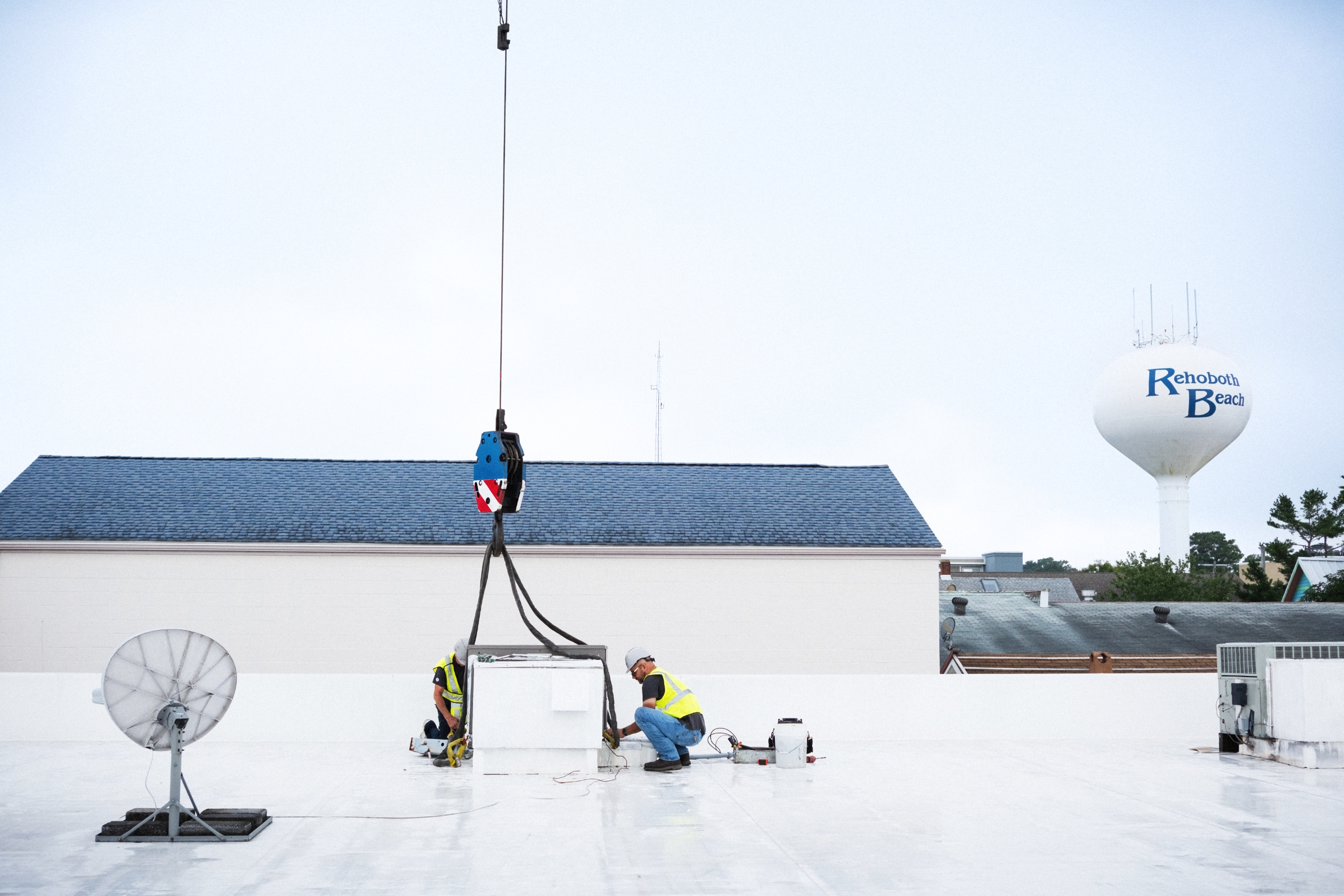 Alltemp air commercial hvac rooftop install