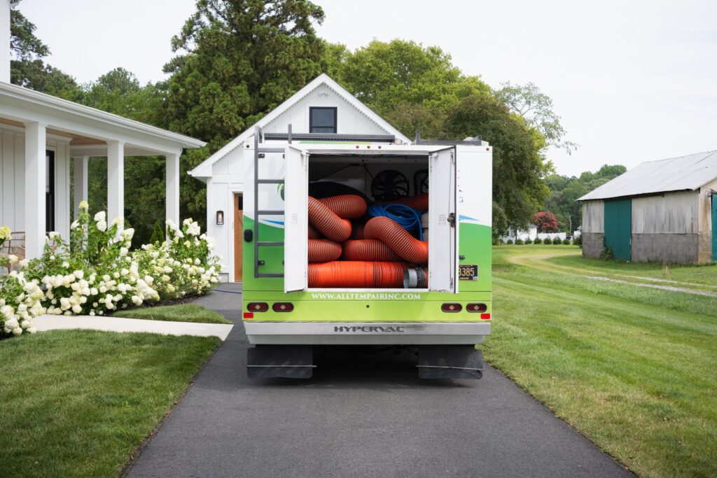 Alltemp air duct cleaning van