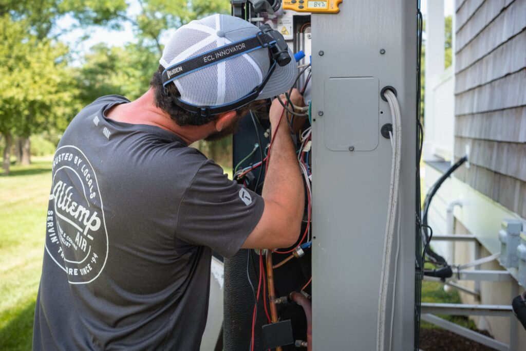 Alltemp air residential condenser repair detail